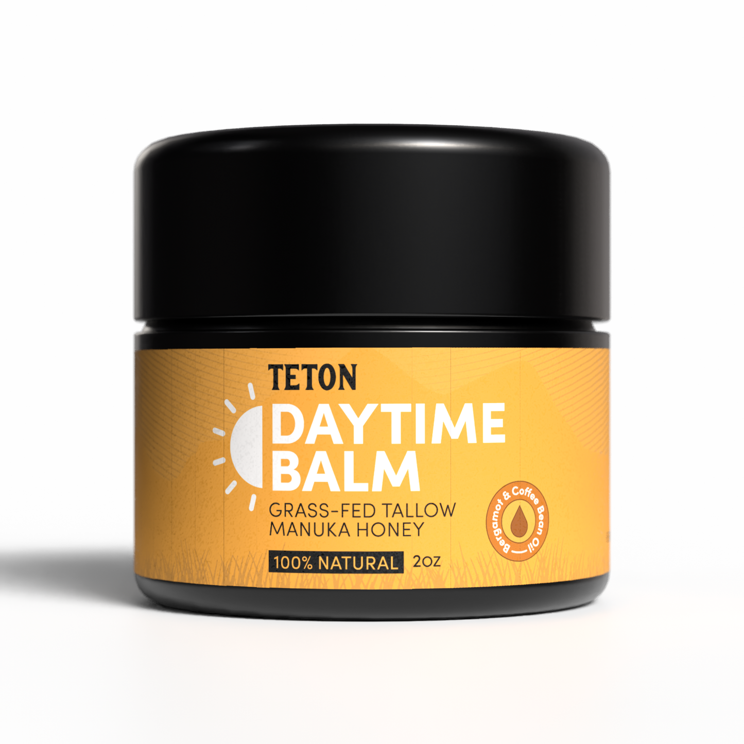 Tallow Balm Day Face Cream with Bergamot & Coffee Bean Oil to Rejuvenate Your Skin With Caffeine (50ml)