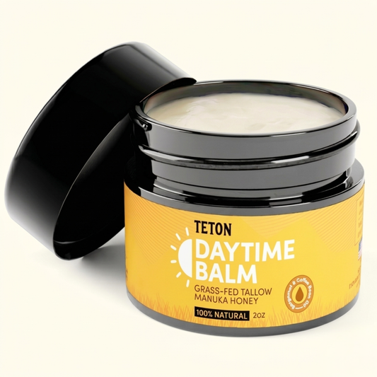 Tallow Balm Day Face Cream with Bergamot & Coffee Bean Oil to Rejuvenate Your Skin With Caffeine (50ml)